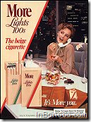 More Lights 100 - the beige cigarette