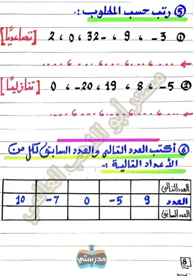 شرح الدرس الاول والثاني في الرياضيات للصف السادس منهج جديد 2024