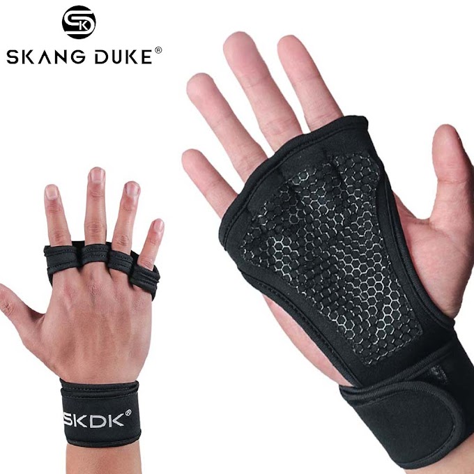 Fitness wristband hand palm protecter | weight lifting gloves