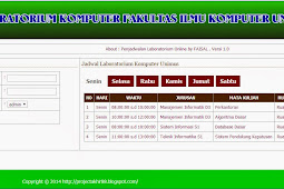 Script PHP "Penjadwalan LAB"