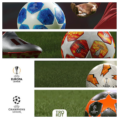 PES 2019 Ballpack UEFA Champions League & Europa League 2019