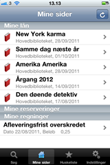 Guldborgsund-bibliotekerne på iPhone