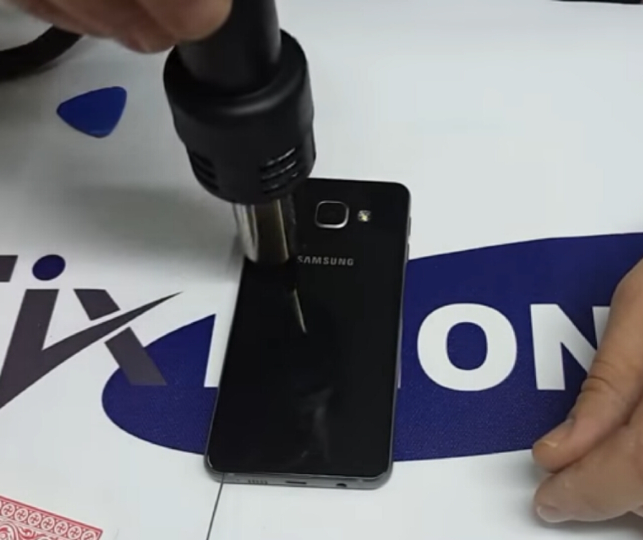 Cara buka casing samsung A5,A3 ganti baterai non removable 