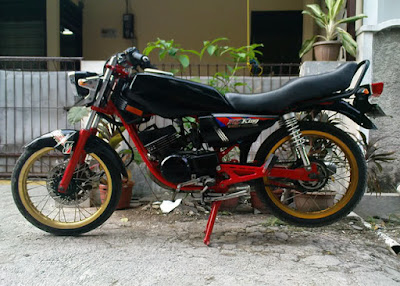 Teknologi Terkini Udate Modifikasi  Motor RX  King  Warna Hitam 