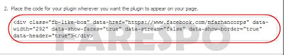 Cara Memasang FB Fan Page Like Box di Blog