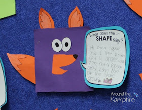  What does the SHAPE say? math craft