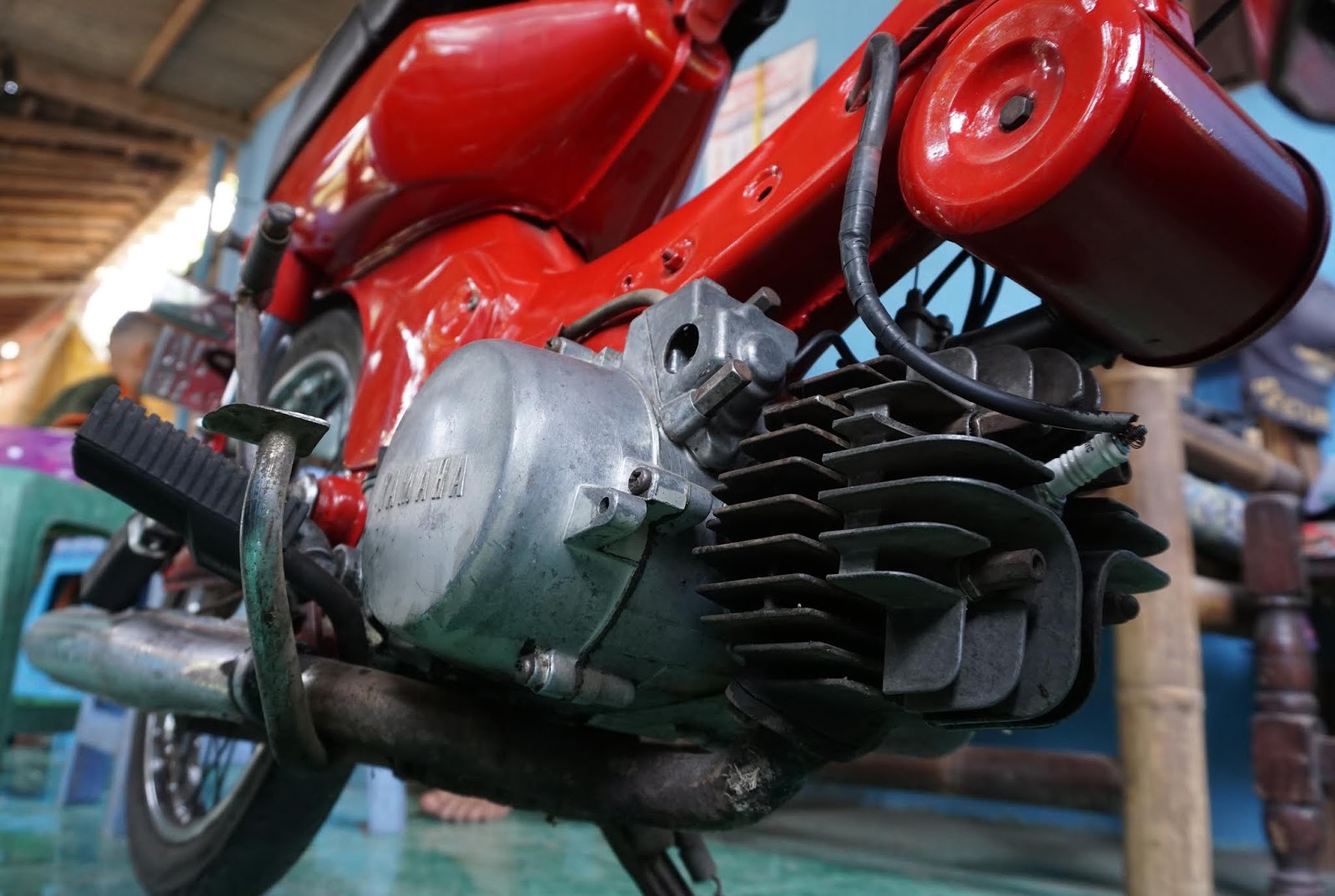 Dijual motor  Yamaha  75 tahun 74 surat lengkap kondisi 