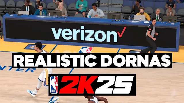NBA 2K25 Realistic Dornas (30 Teams Mod)