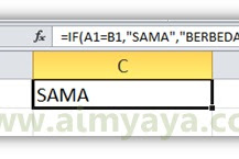 Cara Membedakan Dua Kata Yang Mirip/Sama Di Ms Excel