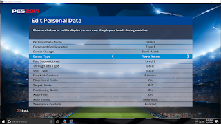 Cara memunculkan player name PES 17