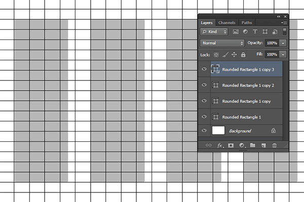 Create another shape. A layer will be formed for each shape.