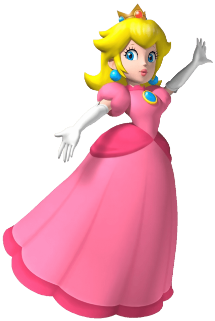 Imágenes de La Princesa Peach en png con fondo transparente