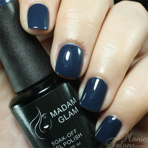 Madam Glam Gel Polish 191 Navy Blue Swatch