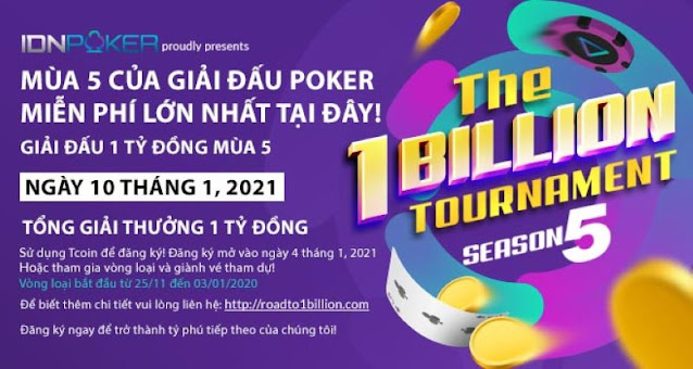  GIẢI ĐẤU POKER 1 TỶ MIỄN PHÍ MÙA 5