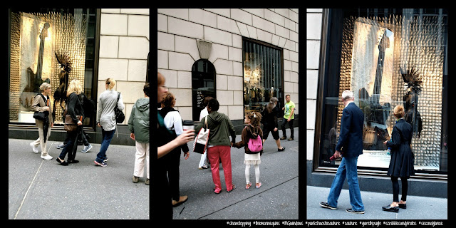 Just a Mannequin Sporting a Mohawk Causes Some Double Takes, #BGWindows, Bergdorf Goodman, NYC