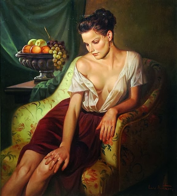 Lucio Amitrano | Italian Painter | Woman Paintings