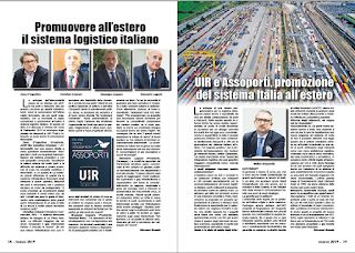 MARZO 2019 PAG. 18 - Promuovere all’estero il sistema logistico italiano