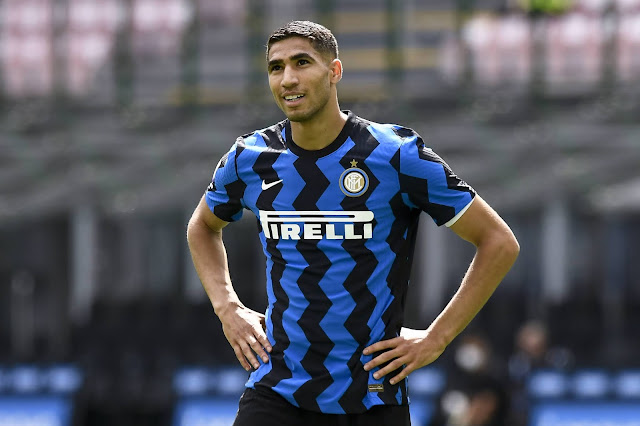 Inter Milan Winger Achraf Hakimi