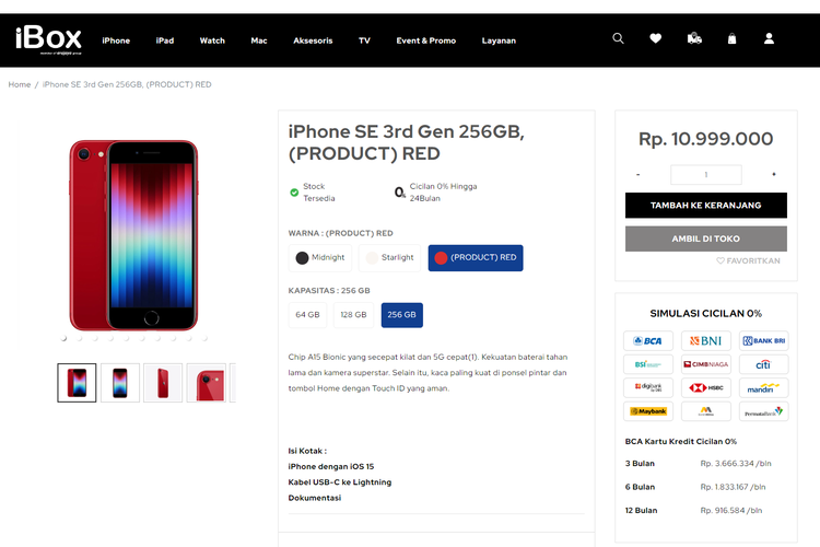 iPhone SE 3 Sudah Bisa Dibeli Di Indonesia, Cek Harga Disini