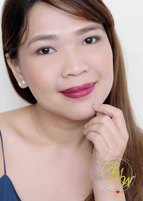 a photo of L'Oreal Infallible Pro Matte Liquid Lip Gloss review in shade Forbidden Kiss.