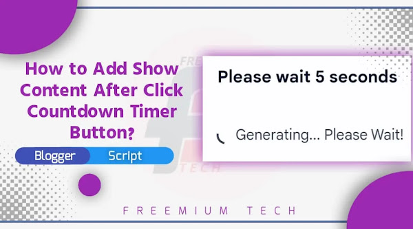 How to Add Show Content after Countdown Timer?