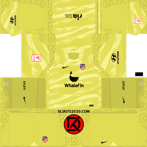 Club Atletico de Madrid Kits 2023-2024 Nike - Dream League Soccer Kits (Goalkeeper Home)
