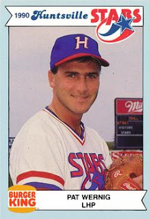 Pat Wernig 1990 Huntsville Stars card