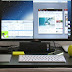 MacBook charging peacefully beside my PC desktop