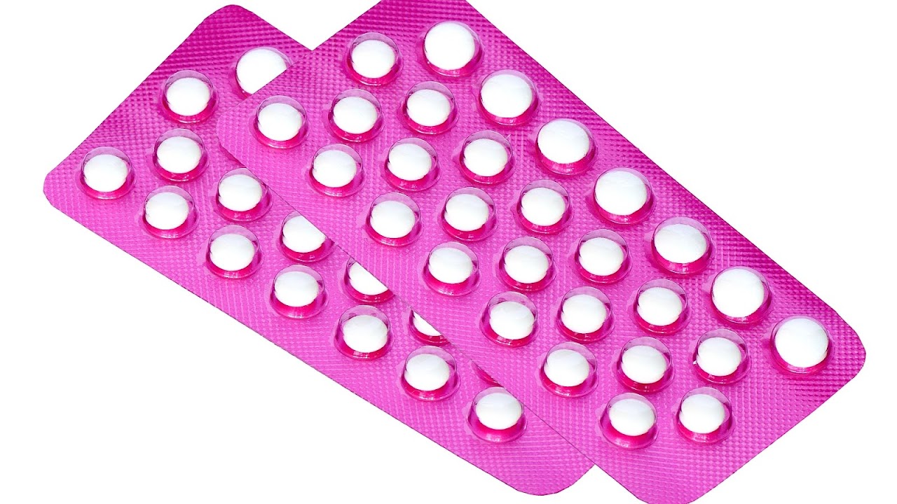Pink Birth Control Pill