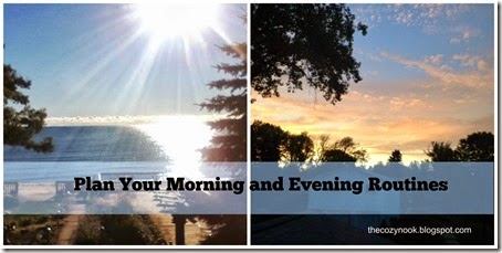 Morning and Evening Routines - The Cozy Nook