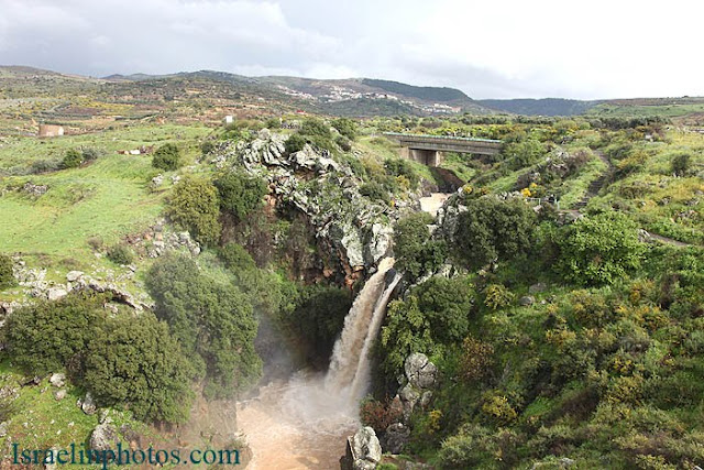 ישראל בתמונות: רמת הגולן, מפל סער