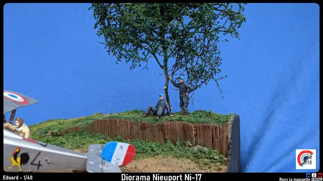 Diorama Nieuport Ni-17 d’Eduard au 1/48