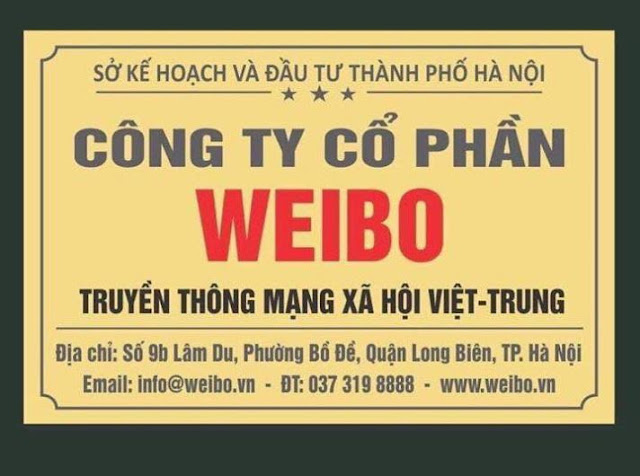 Mạng xã hội Weibo của Trung Quốc được chính quyền cấp giấy phép hoạt động ở Việt Nam?