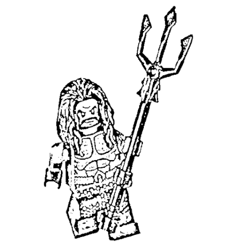 Lego Aquaman Coloring Pages