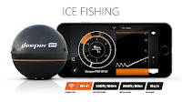 Deeper App Flasher Screen for Ice Fishing with the Deeper Smart Sonar PRO+/Pro