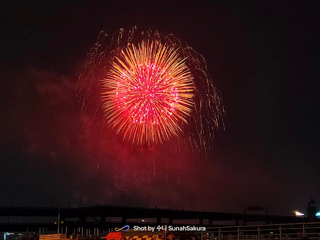 Tengok Busan Fireworks Festival 2023 dari Yongho Starlight Park, Nam-gu
