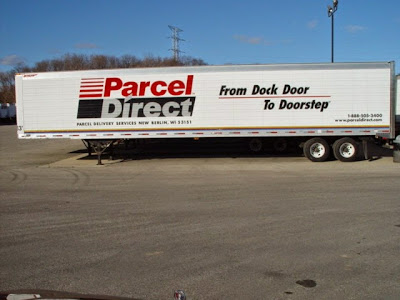 Parcel Direct Trailer in Sussex, Wisconsin, on November 19, 2001