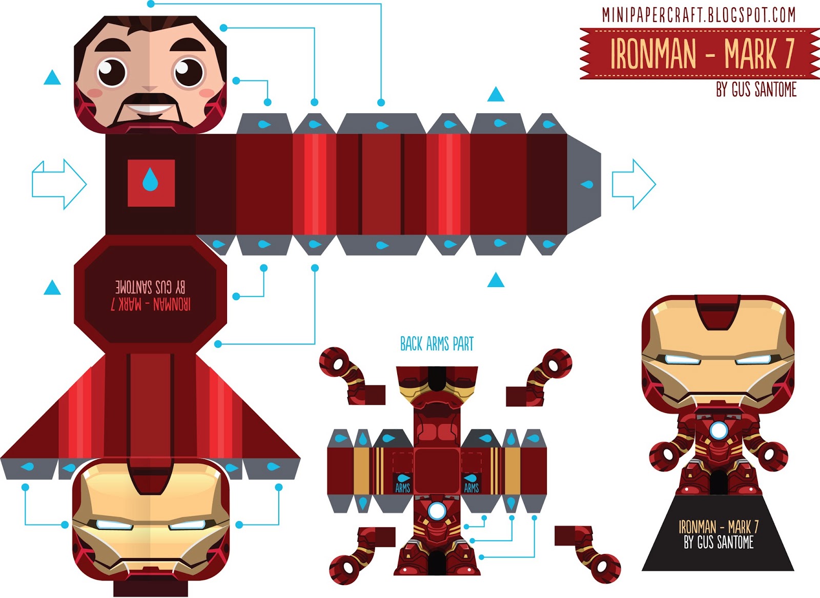 PAPERCRAFT IRONMAN