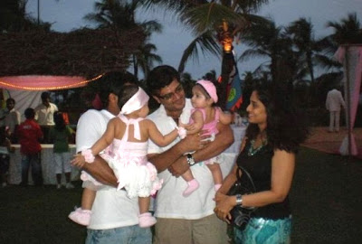 Diya's first birthday, daughter of Surya and Jyotika