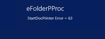 EFolder Error