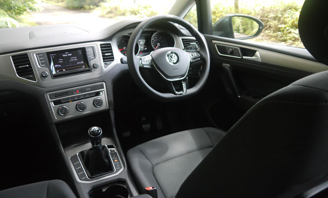 Volkswagen Golf SV front interior