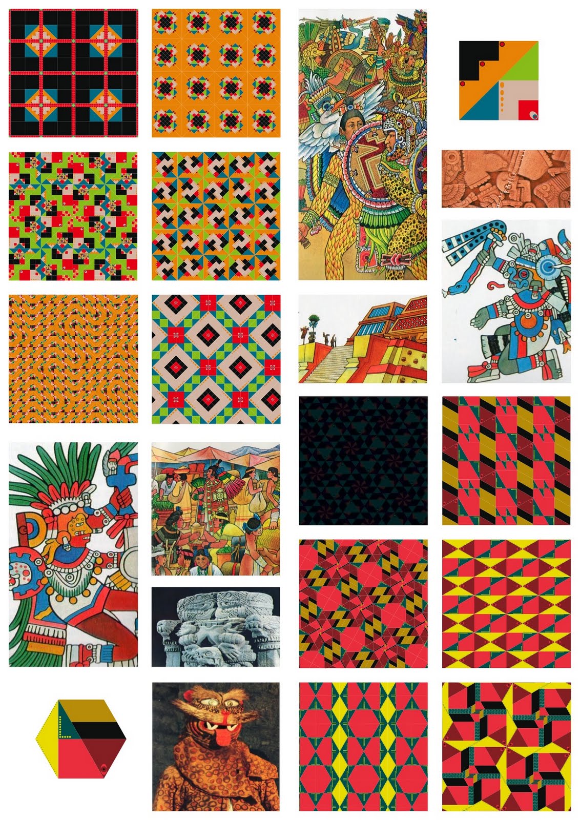 ALICE GALLIERS: Aztec Quilt