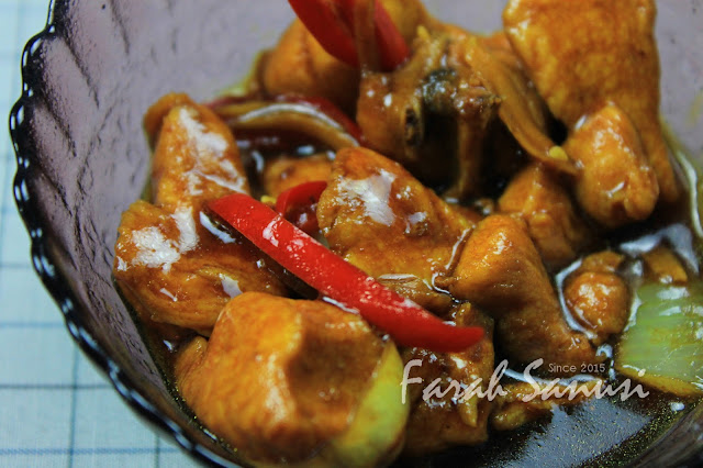 Ayam: resepi ayam masak halia chinese style