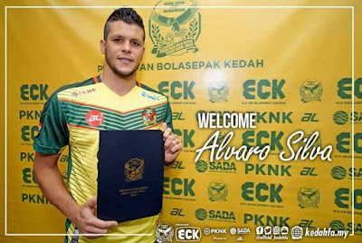 Biodata Alvaro Silva Pemain Import Baru Kedah 2018