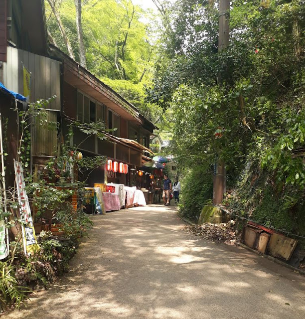 Pathway leading up to Minoo Park Waterfall