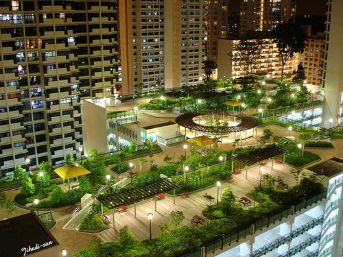 Model Roof Garden Modern