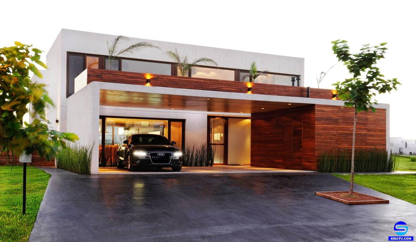 Gambar Desain  Rumah  Minimalis Modern Kaca  Desain  Rumah 