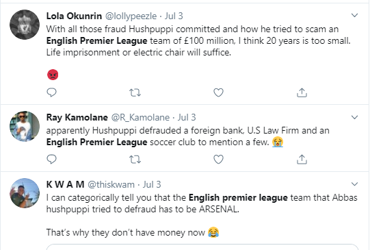 Drama As Hushpuppi was about to steal £100 million from an English Premier League club