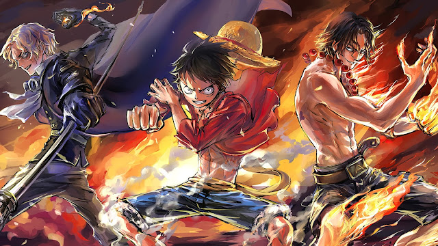 One Piece Luffy Ace Sabo hd Wallpaper