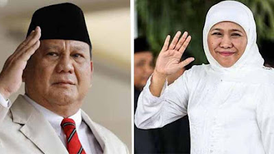 Simulasi PWS: Prabowo Subianto akan Menang Pilpres jika Berpasangan dengan Khofifah Indar Parawansa